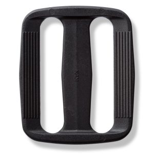 Boucles coulissantes plastique 30 mm noir