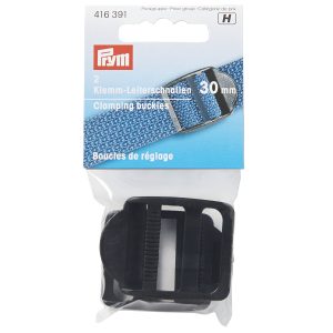 Boucles de réglage plastique 30 mm noir