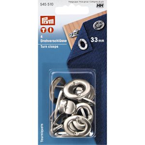Tourniquets laiton 33 mm argent