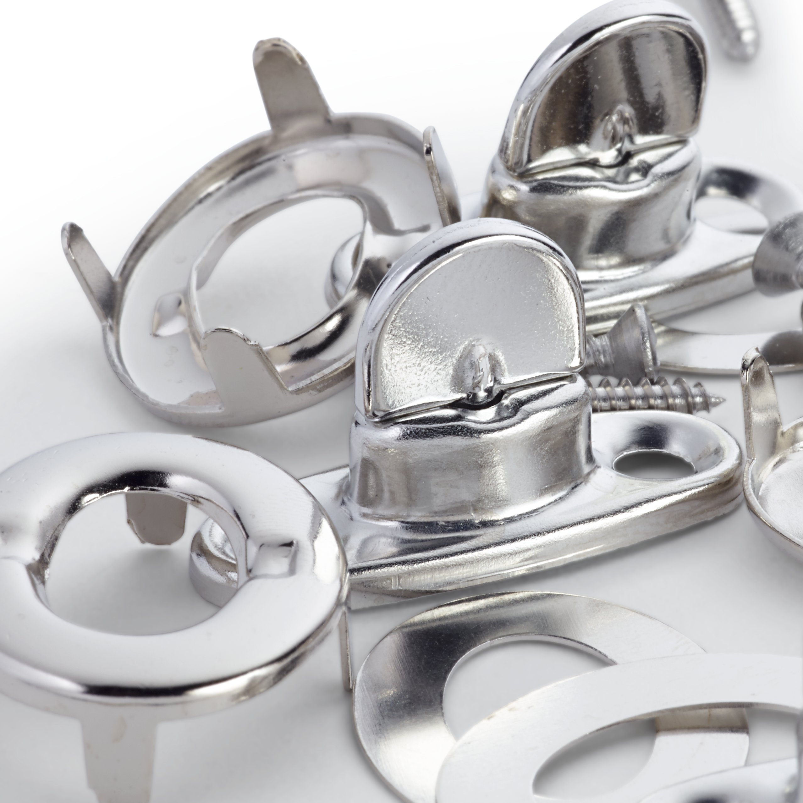 Tourniquets laiton 33 mm argent – Image 3