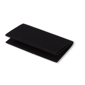 Pièce thermocollante sergé coton 12 x 45 cm noir