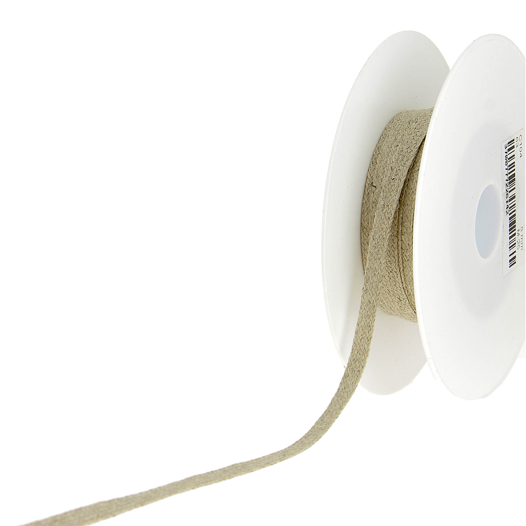 Tresse plate Lin 8mm