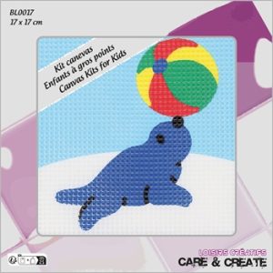Canevas Gros points : Otarie