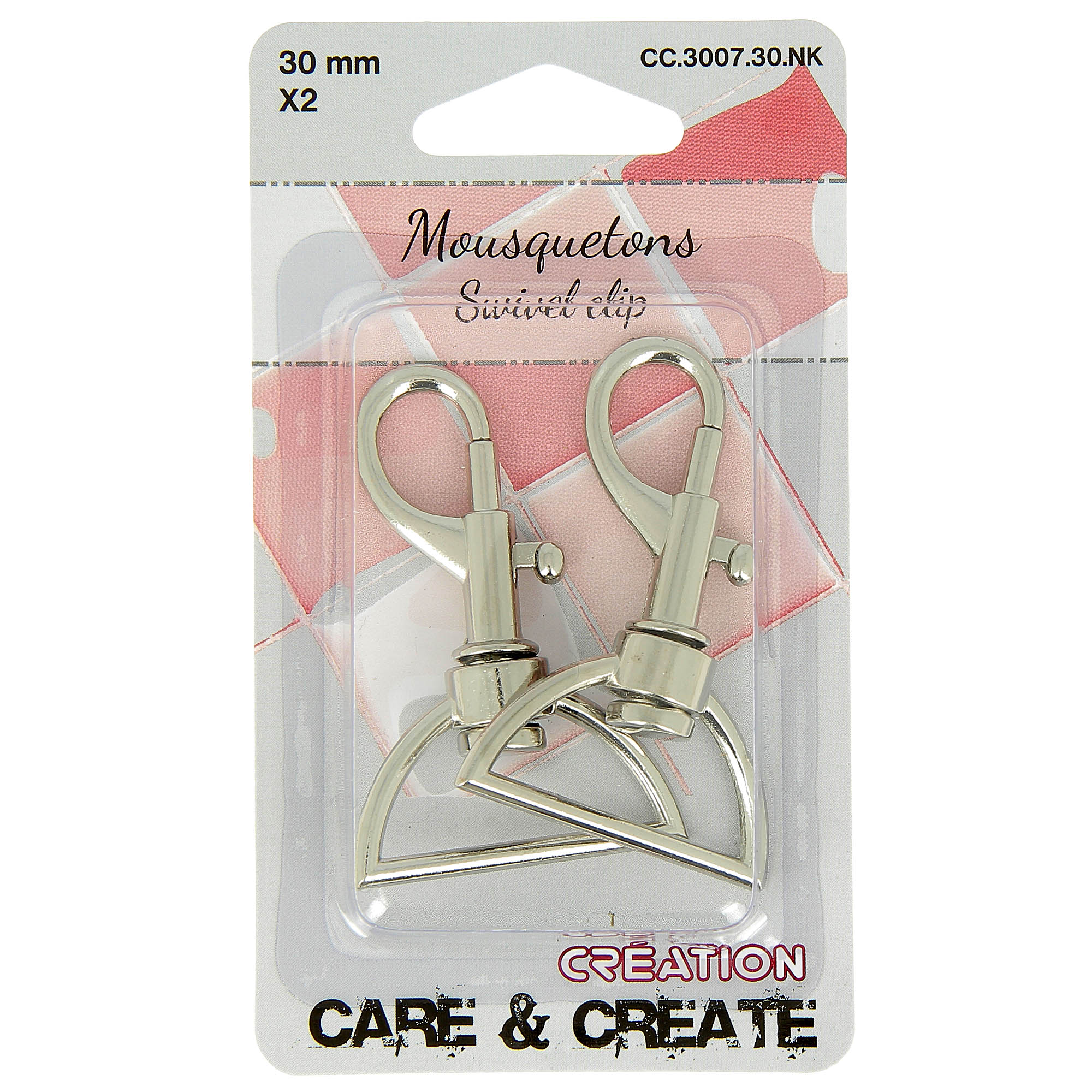 Mousqueton : 30 mm