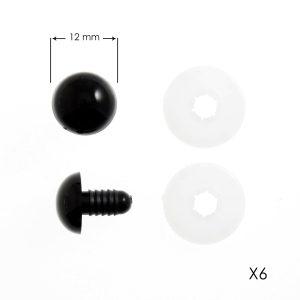 Yeux pour jouets 12mm