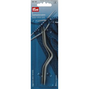 Aiguilles pour torsade alu 2,50 + 4,00 mm gris