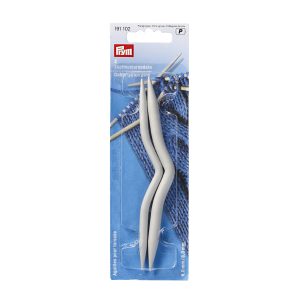 Aiguilles pour torsade alu 6,00 + 8,00 mm gris