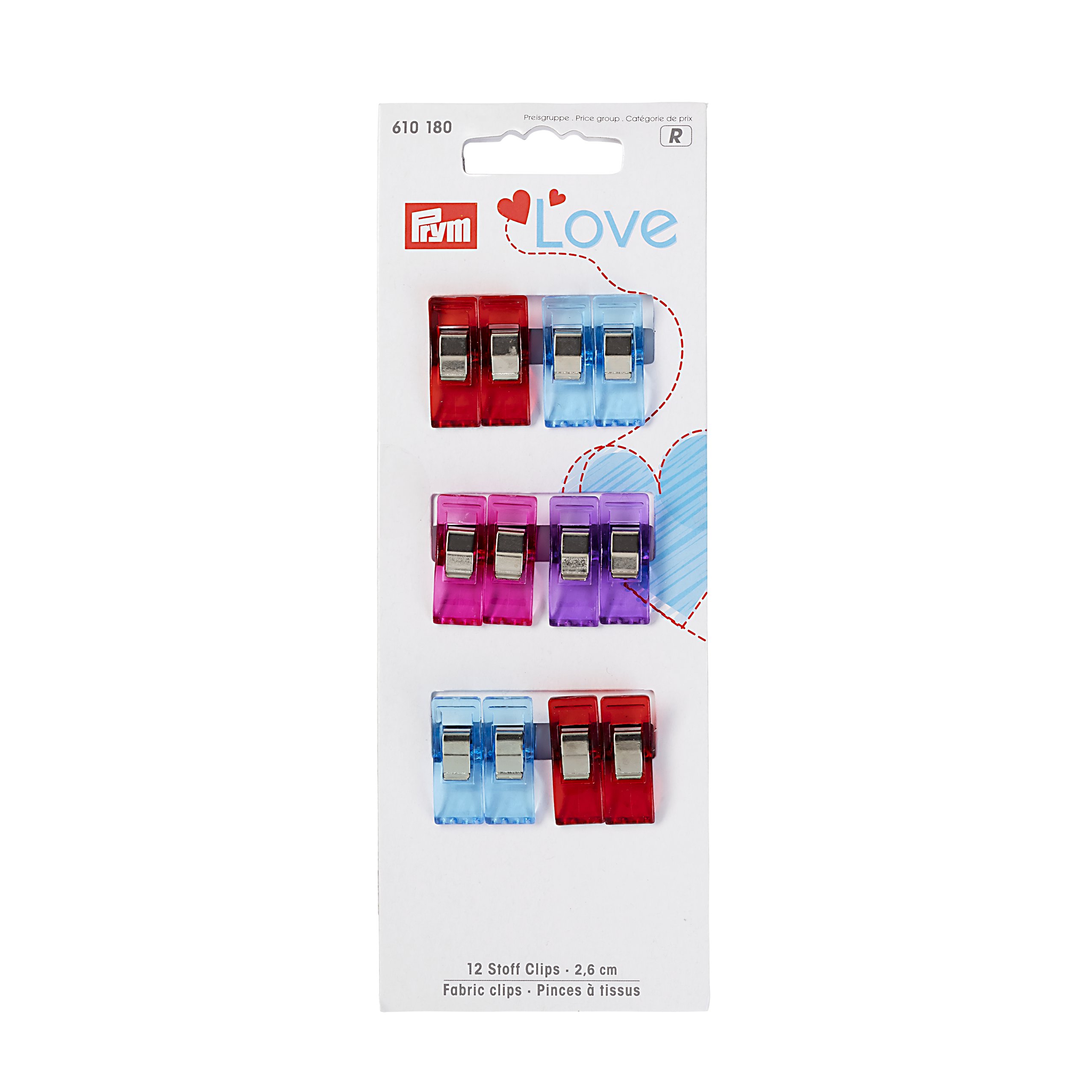Prym Love Pinces à tissus 2,6 cm