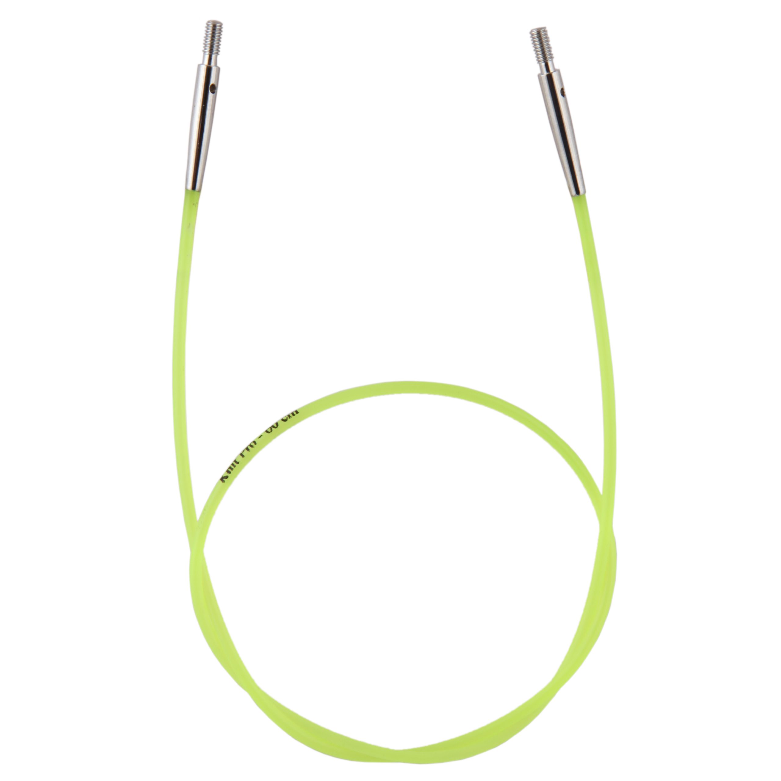 Câble Vert fluo, Vert néon 60 cm- KnitPro