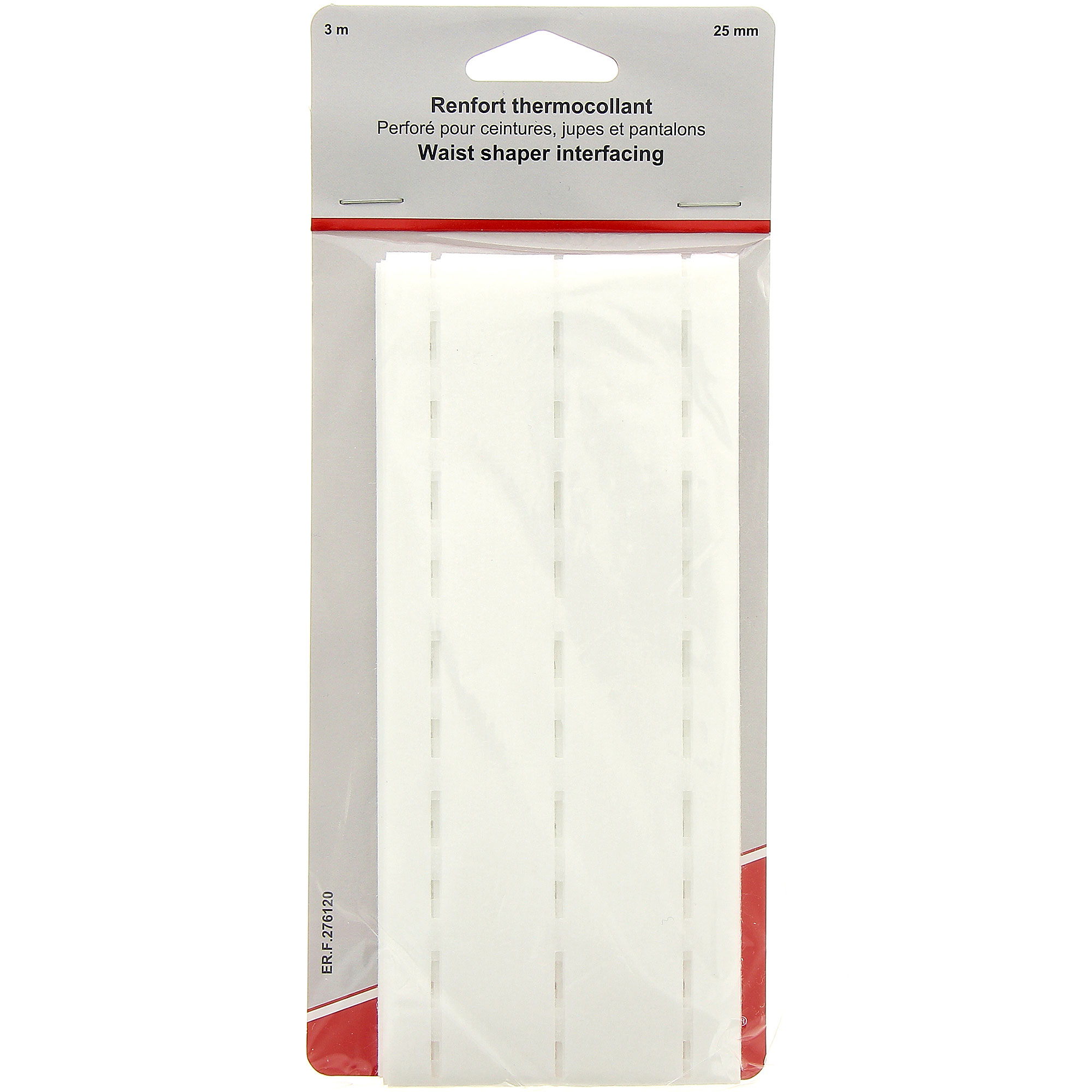 Renfort thermocollant perforé
