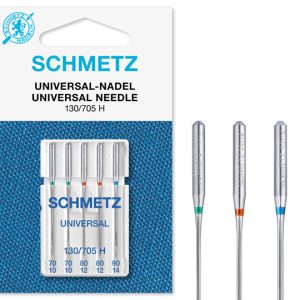 Aiguille Universelle Assortiment : 70/10, 80/12, 90/14 - Schmetz