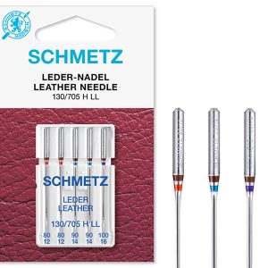 Aiguille Cuir LL Assortiment : 80/12, 100/16 - Schmetz