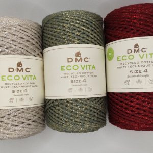 COTON RECYCLE ECO VITA 4MM METALLIC