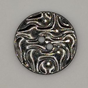 Bouton métal argent design 15mm