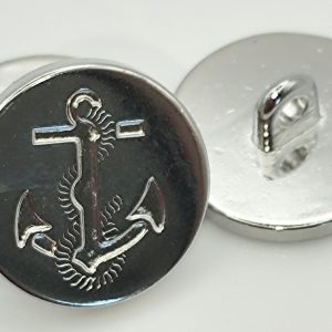 Bouton métal ancre 18mm