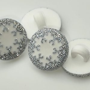 Bouton Flocon de neige 12mm