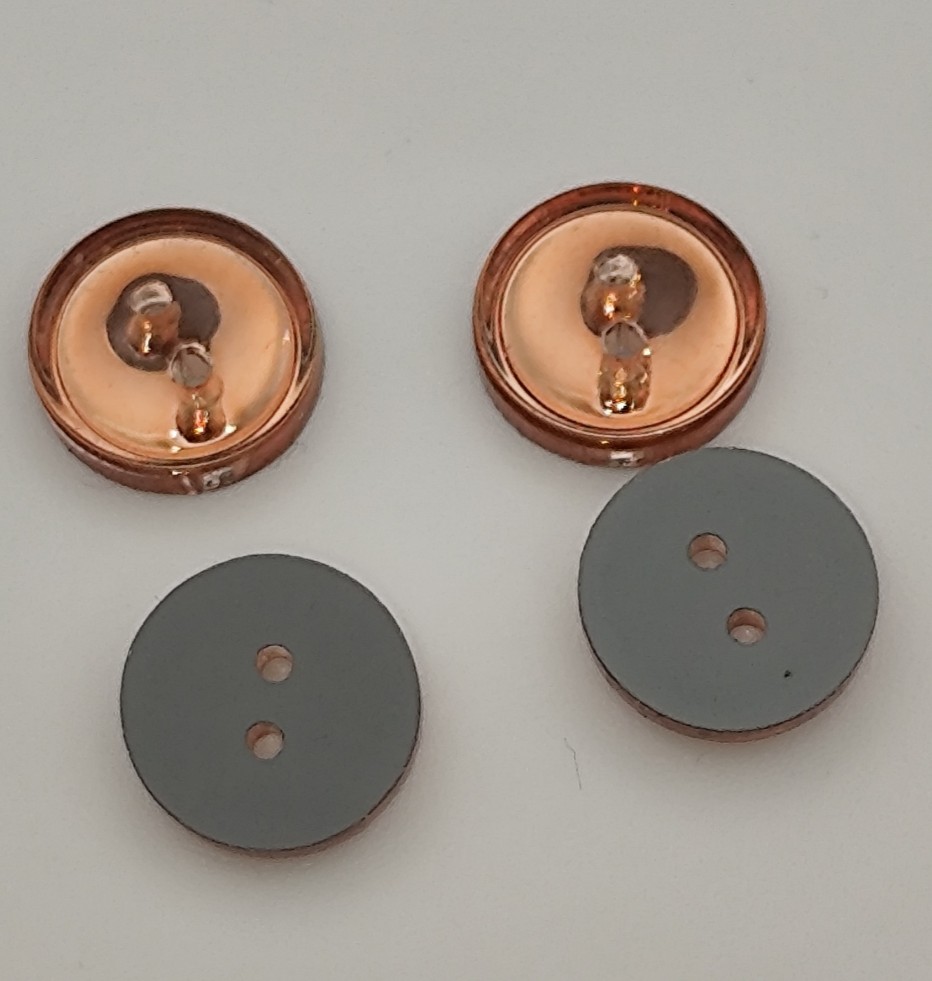 Bouton rond cuivre10mm