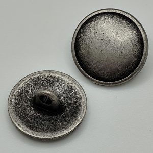 Bouton métal argent vieillit 15mm