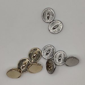 Bouton rond métal 9mm