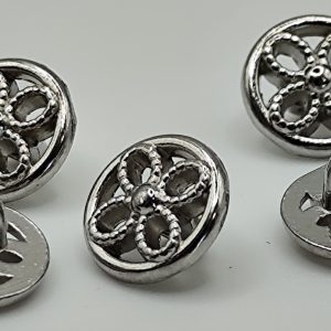 Bouton Metal ajouré 9mm