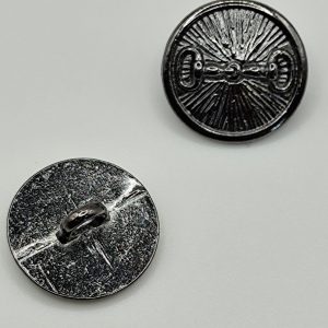 Bouton métal gond 15mm