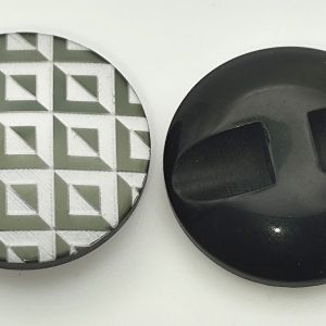 Bouton motif triangle 22mm