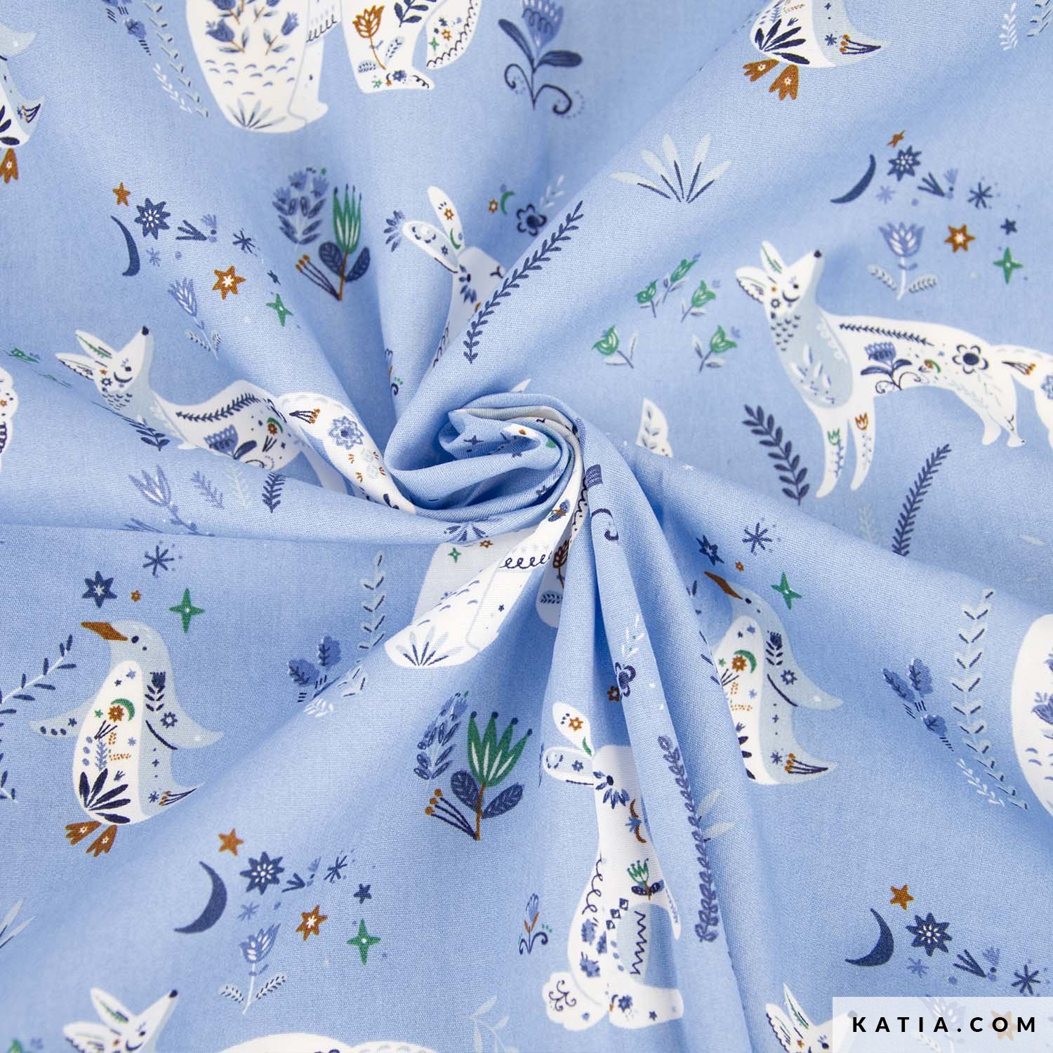 Popeline : Animaux Fleurit – Image 2
