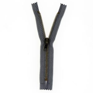 Fermeture à glissière "Jeans" Non séparable Métal