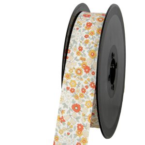 Biais fleurs 30mm