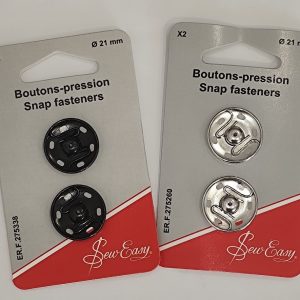 Boutons pression  21 mm
