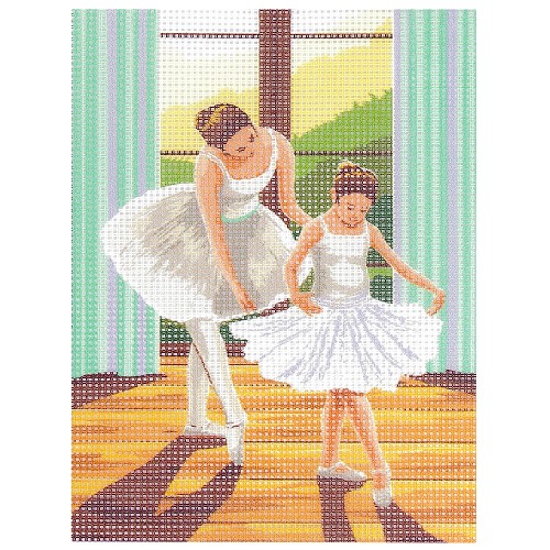Canevas: Mere et fille danse
