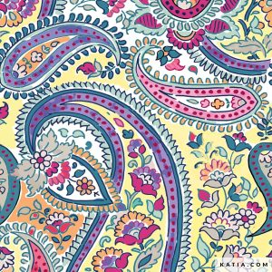 VISCOSSE : Indian paisley