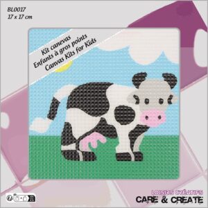 Canevas Gros points : Vache