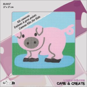 Canevas Gros points : Cochon