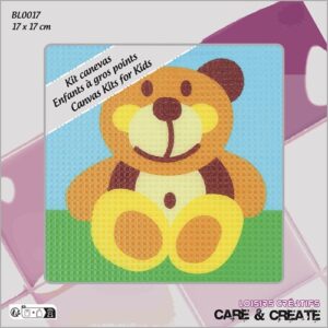 Canevas Gros points : Ourson
