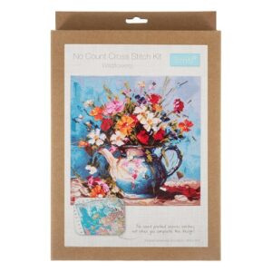 KIT BRODERIE : Bouquet champêtre