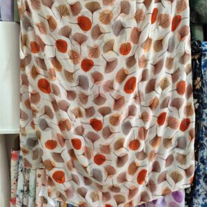 Echarpe fine : Ginko Orange