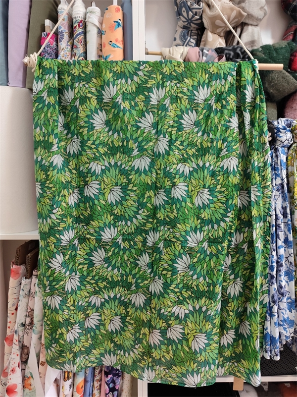 Echarpe fine : Feuillage vert